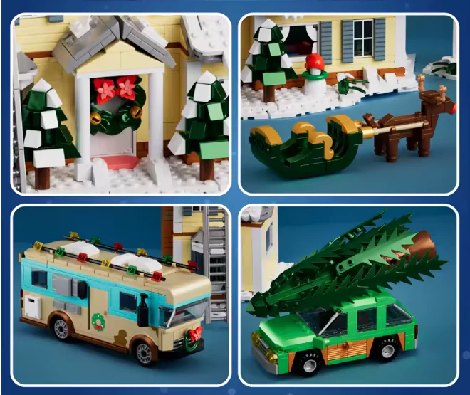 Family Christmas Vacation House 3002